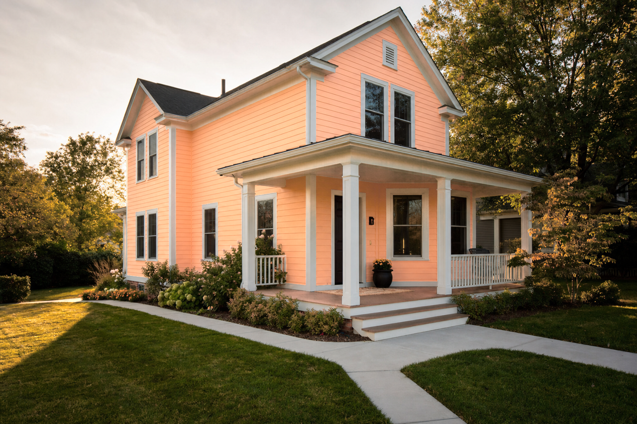 Toffee by Benjamin Moore on exterior