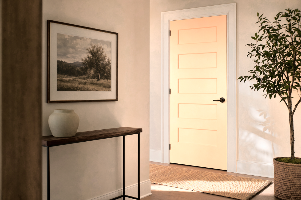 Perfect by Benjamin Moore on interior-doors