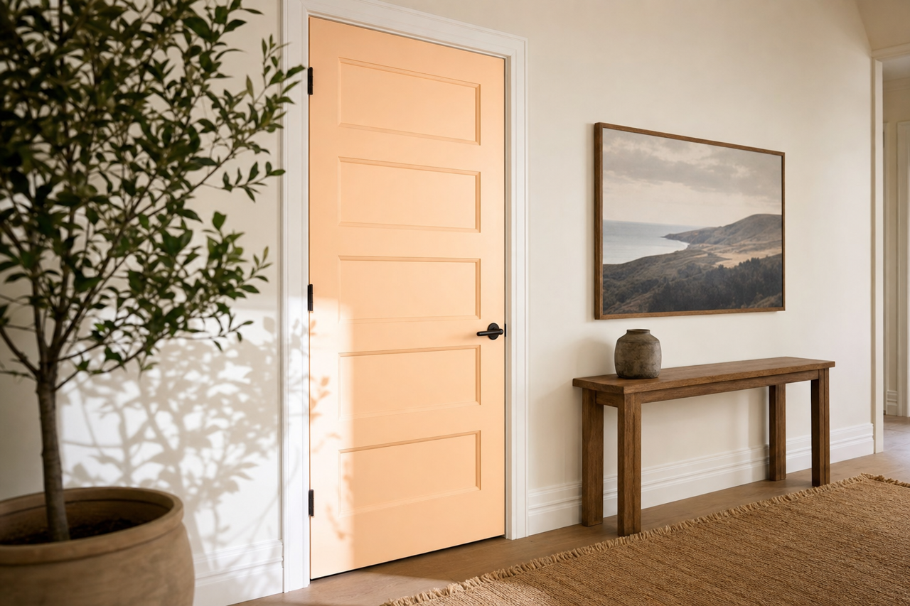 Sweet by Benjamin Moore on interior-doors