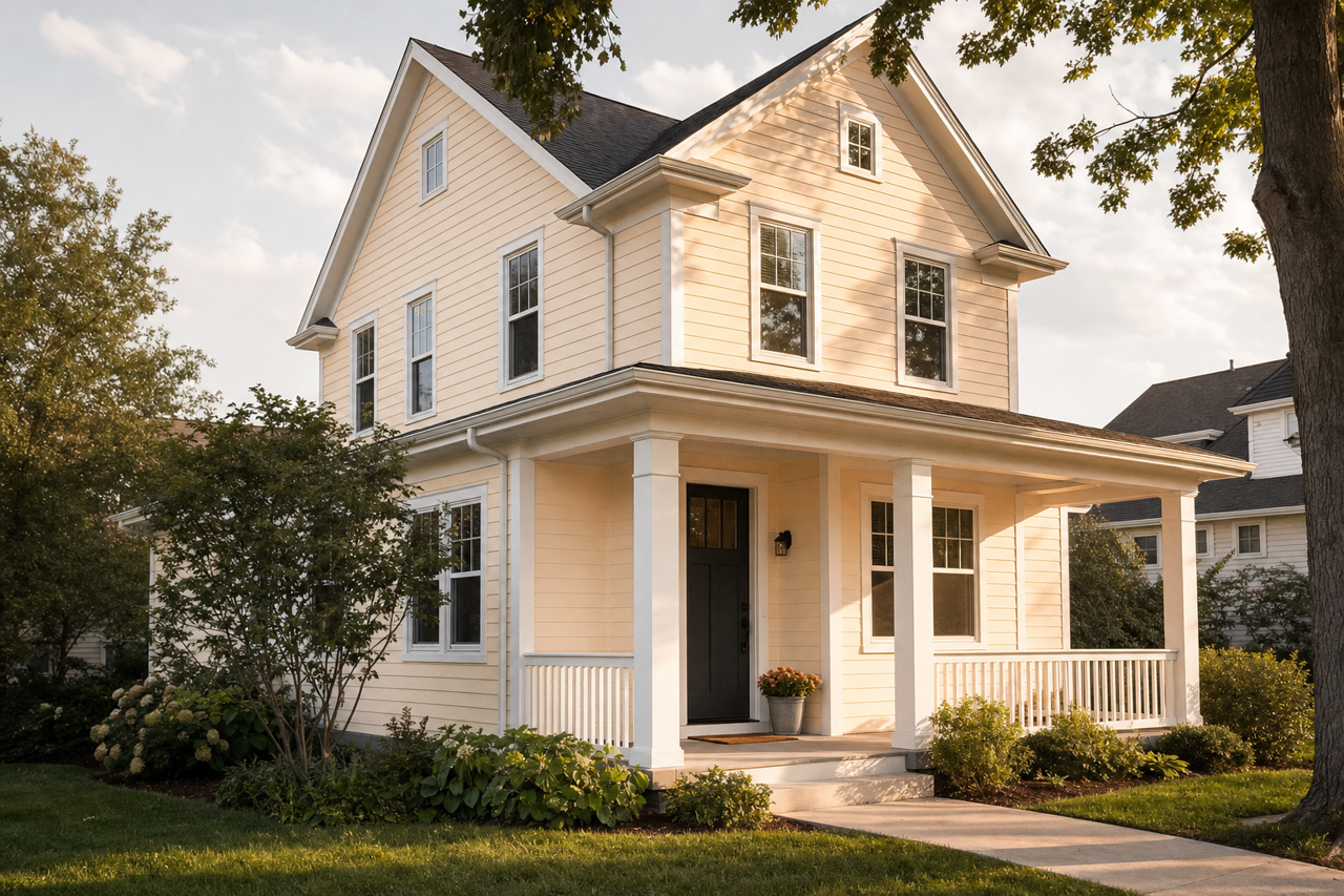 Summer by Benjamin Moore on exterior