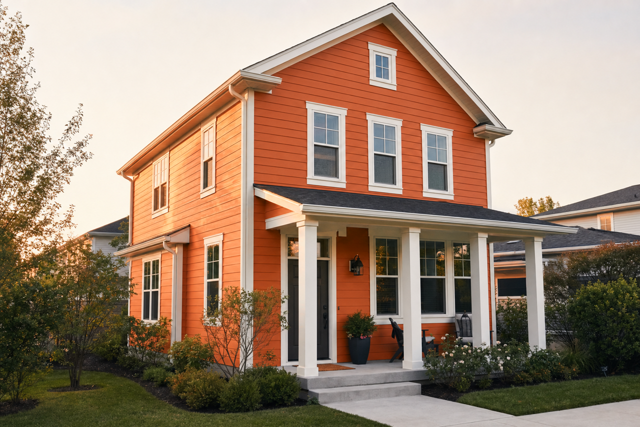 Fall by Benjamin Moore on exterior