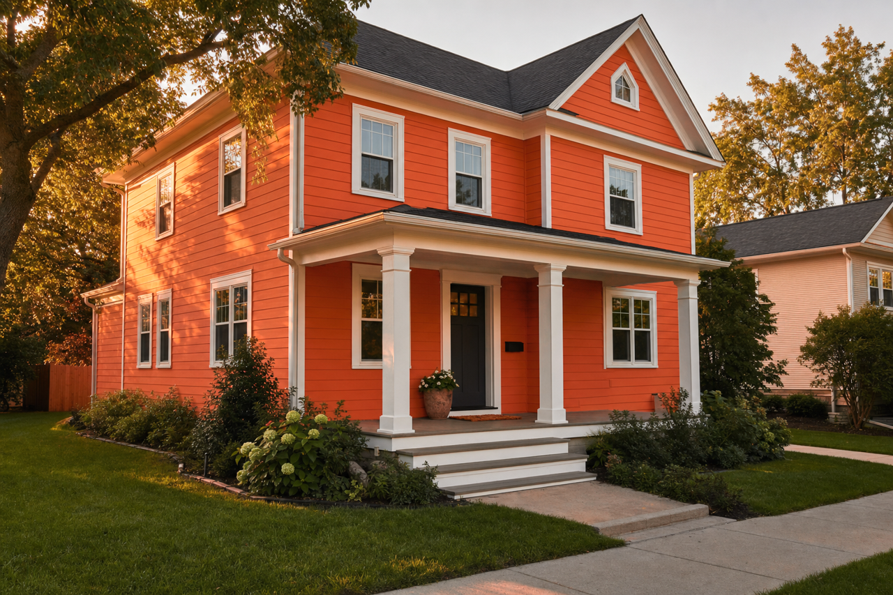 Racing by Benjamin Moore on exterior