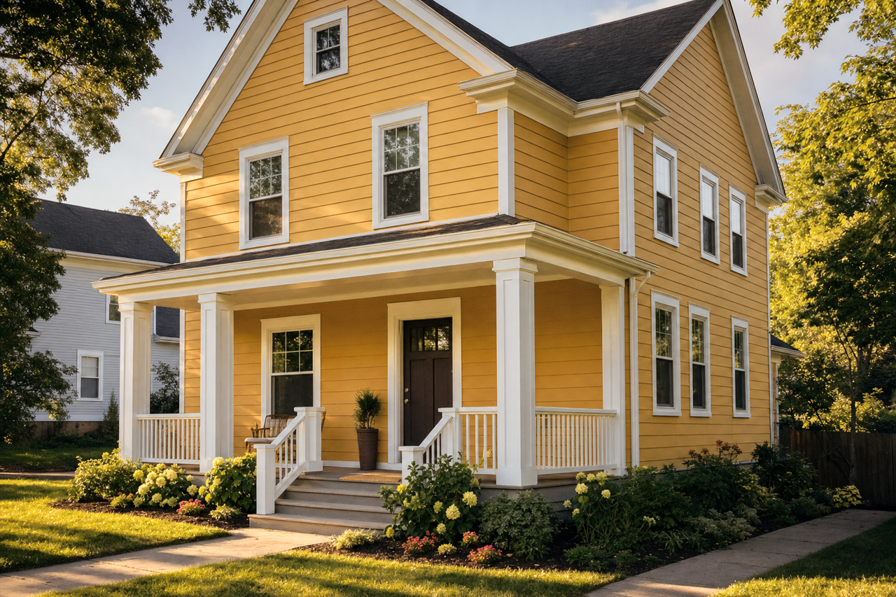 Antique Bronze by Benjamin Moore on exterior