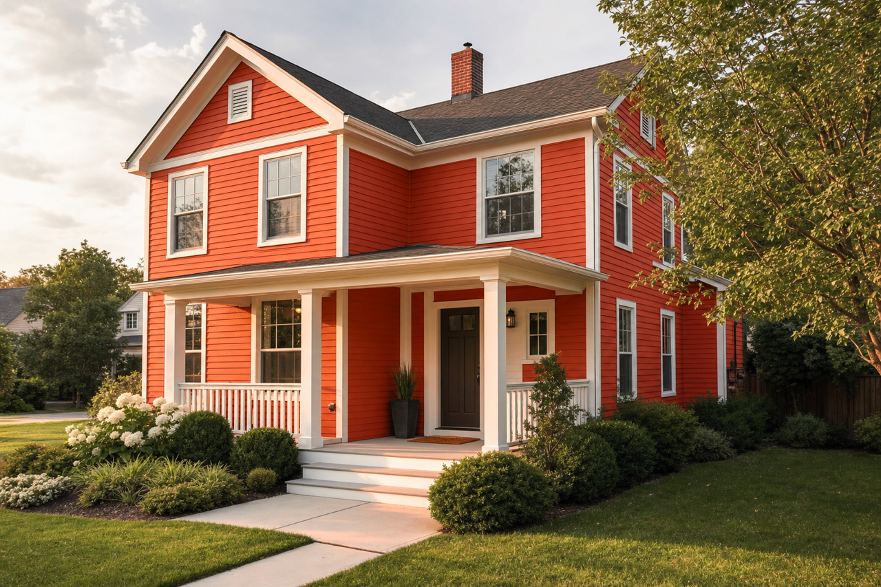 Fireball by Benjamin Moore on exterior