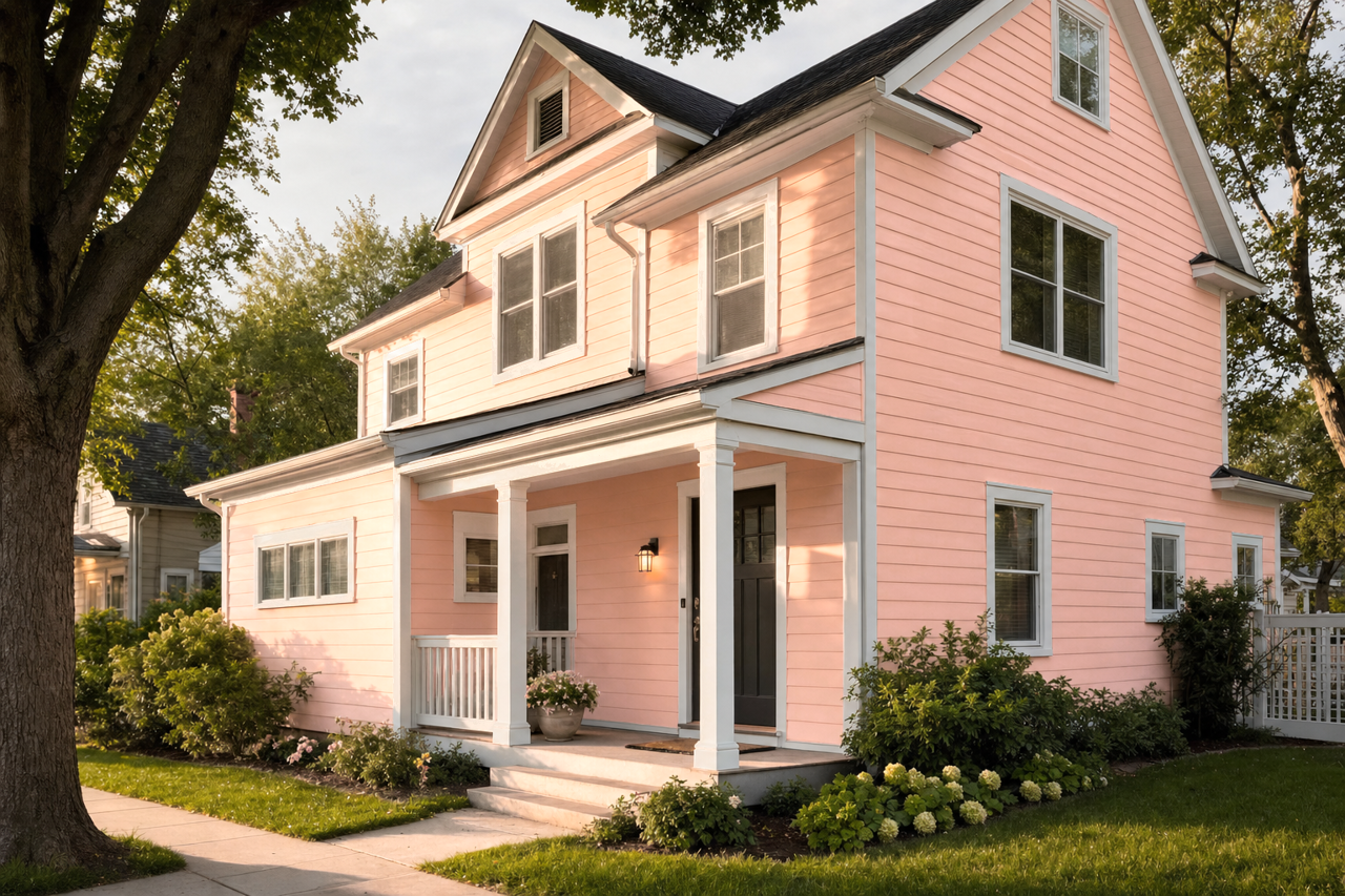 Teacup by Benjamin Moore on exterior