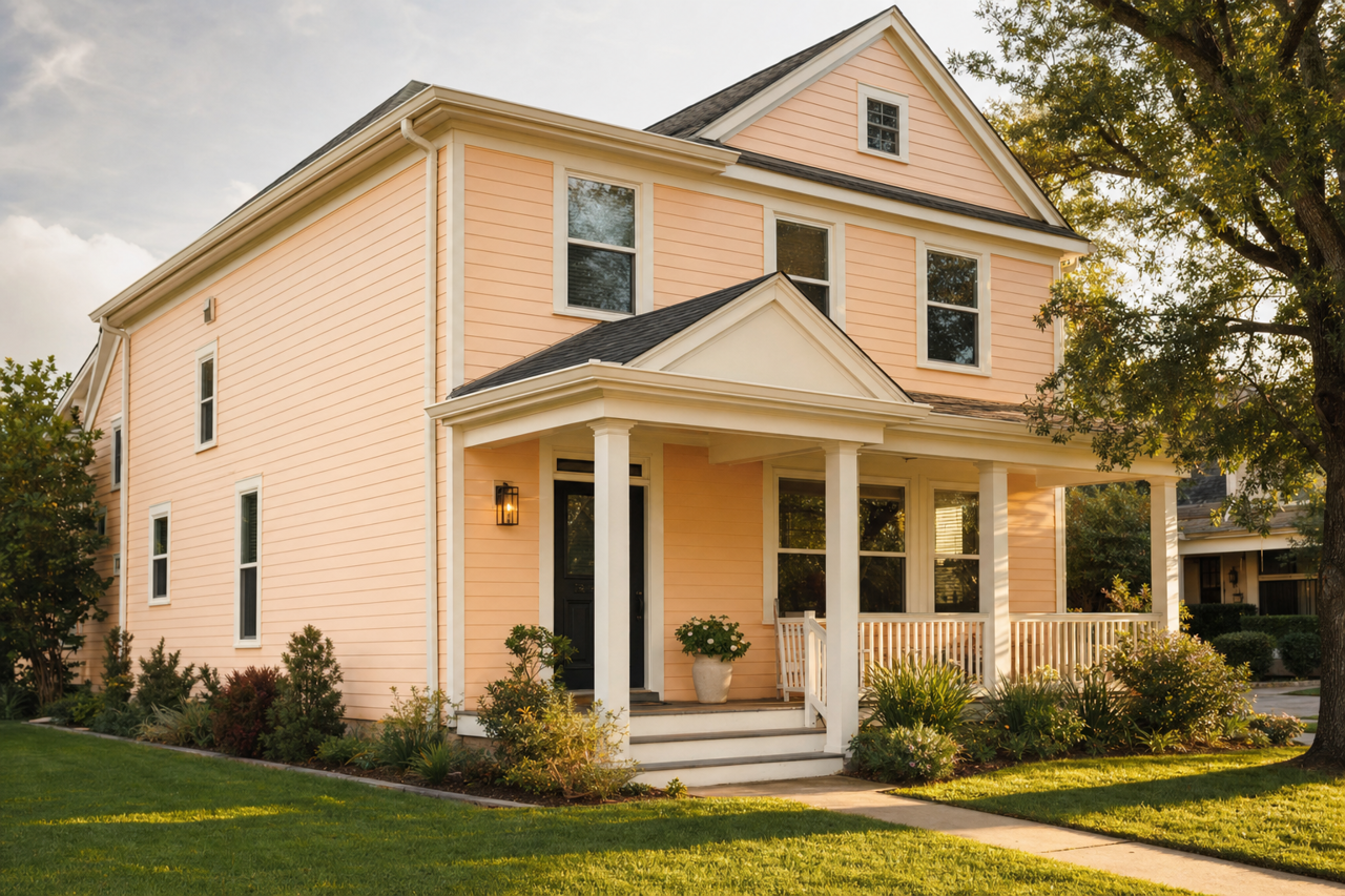 Sunlit by Benjamin Moore on exterior