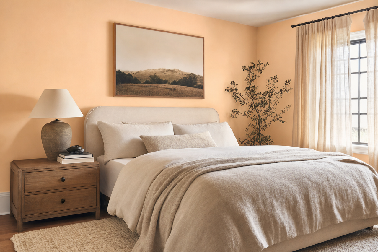 Sunlit by Benjamin Moore on interiors