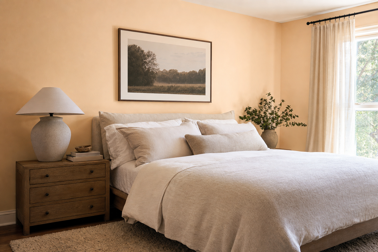 Soft by Benjamin Moore on interiors