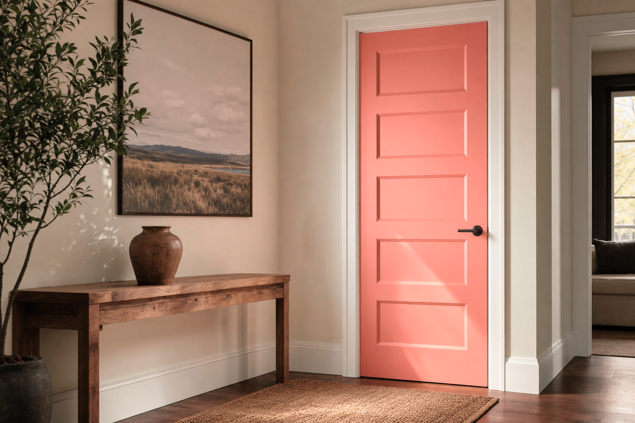 Passion by Benjamin Moore on interior-doors