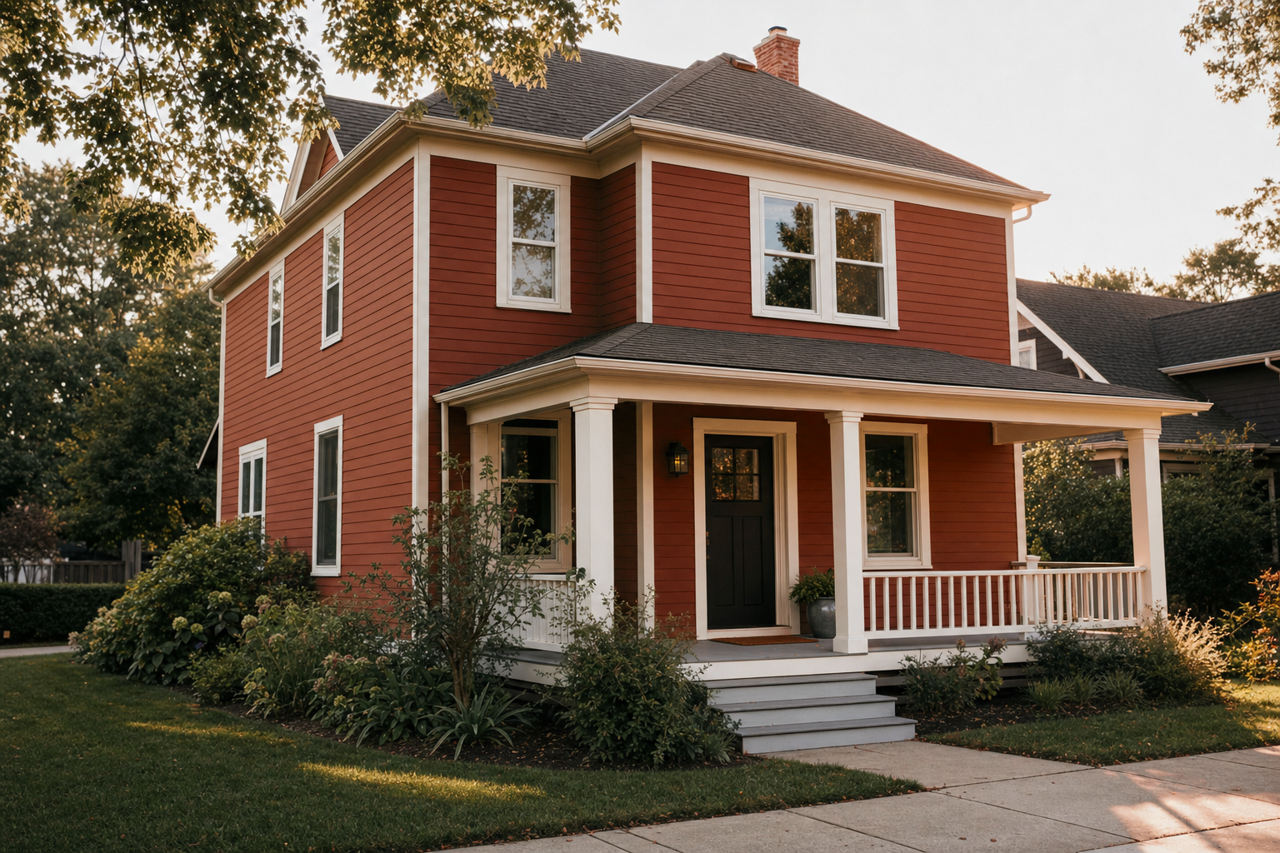 Earthly by Benjamin Moore on exterior