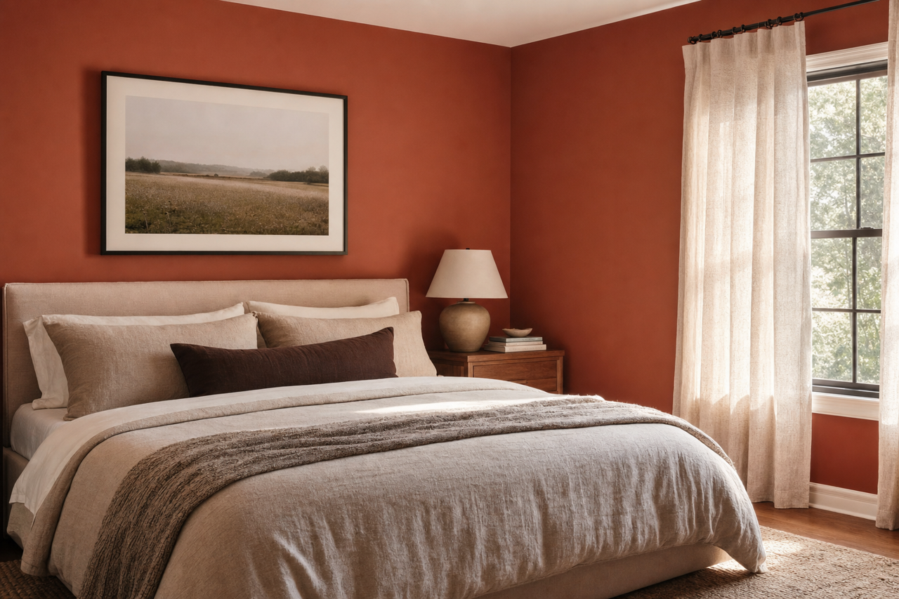 Tawny by Benjamin Moore on interiors