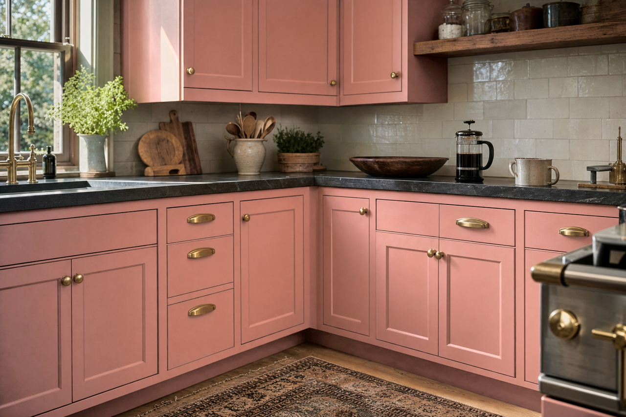 Antique by Benjamin Moore on cabinets