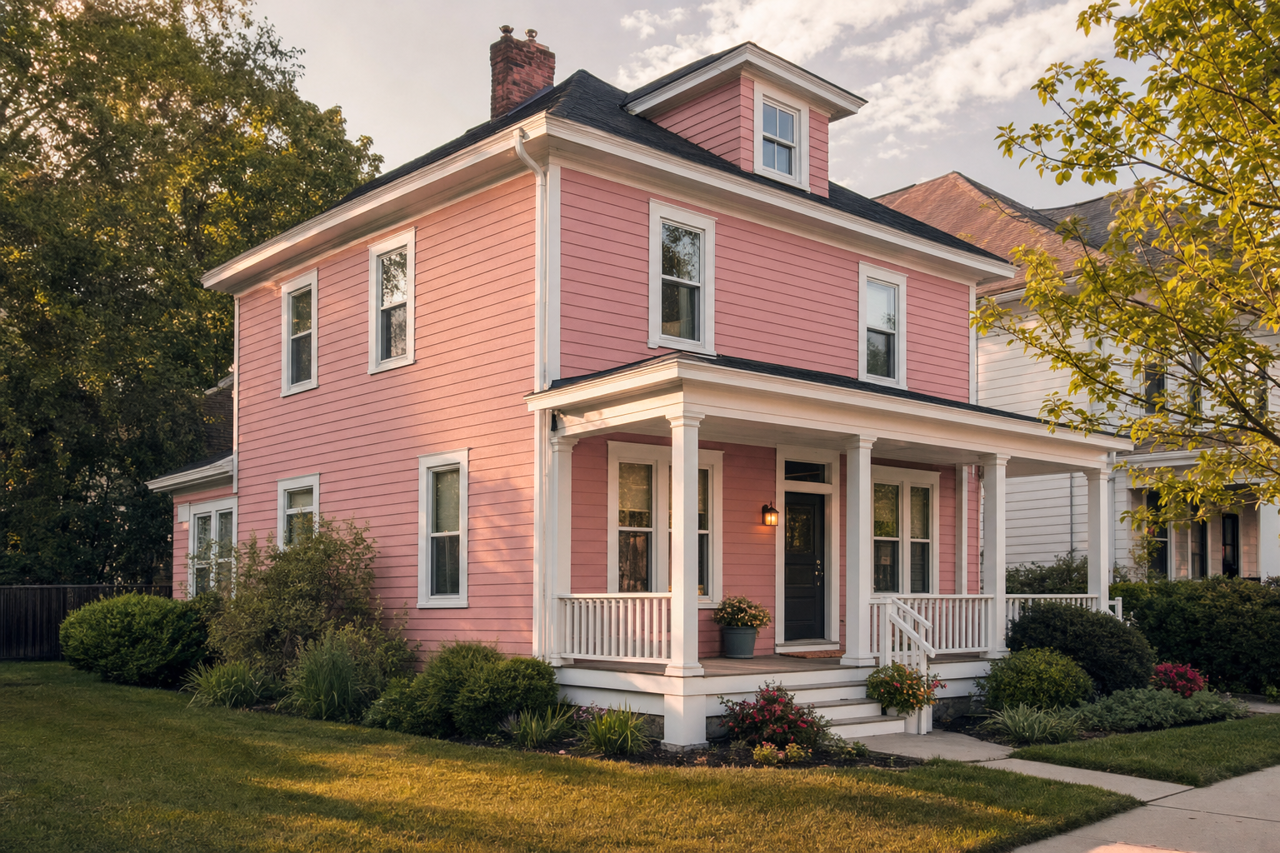Antique by Benjamin Moore on exterior
