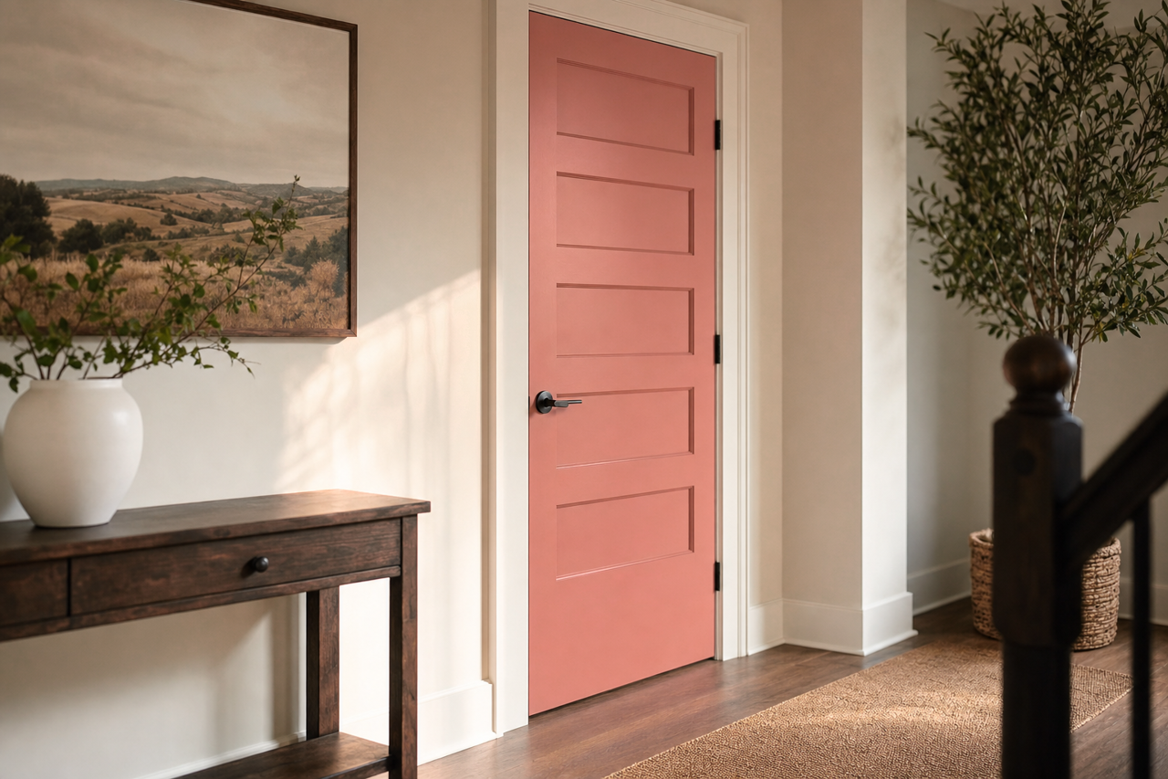 Antique by Benjamin Moore on interior-doors