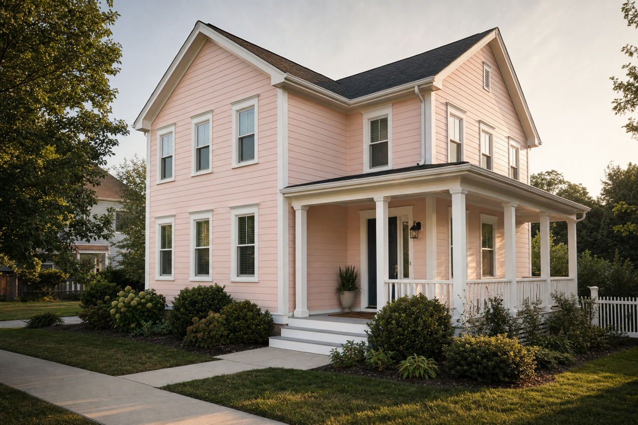 Just by Benjamin Moore on exterior