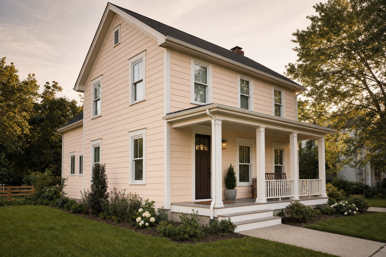 Gentle by Benjamin Moore on exterior