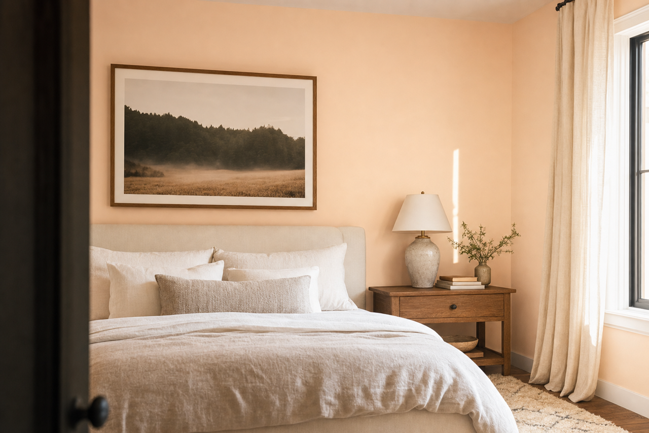 Gentle by Benjamin Moore on interiors
