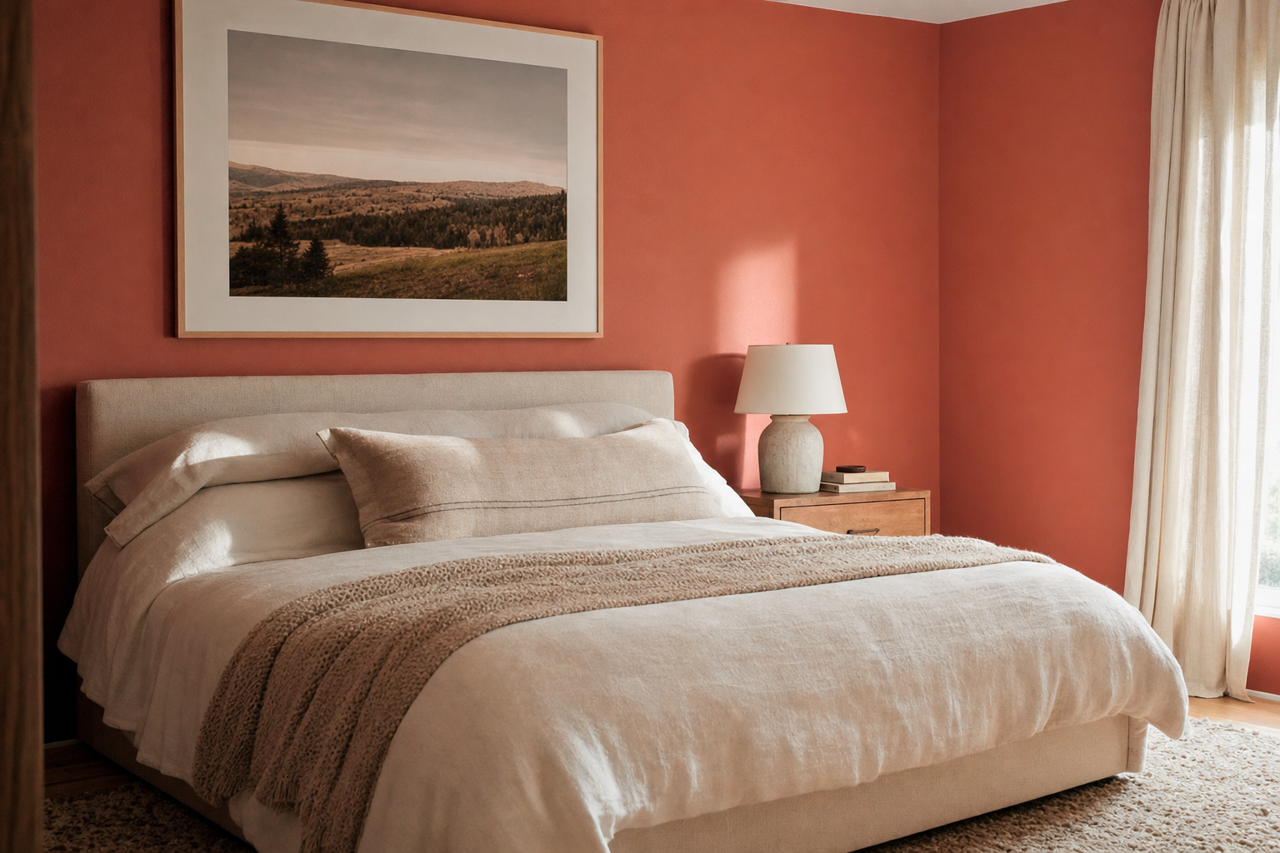 Sedona by Benjamin Moore on interiors