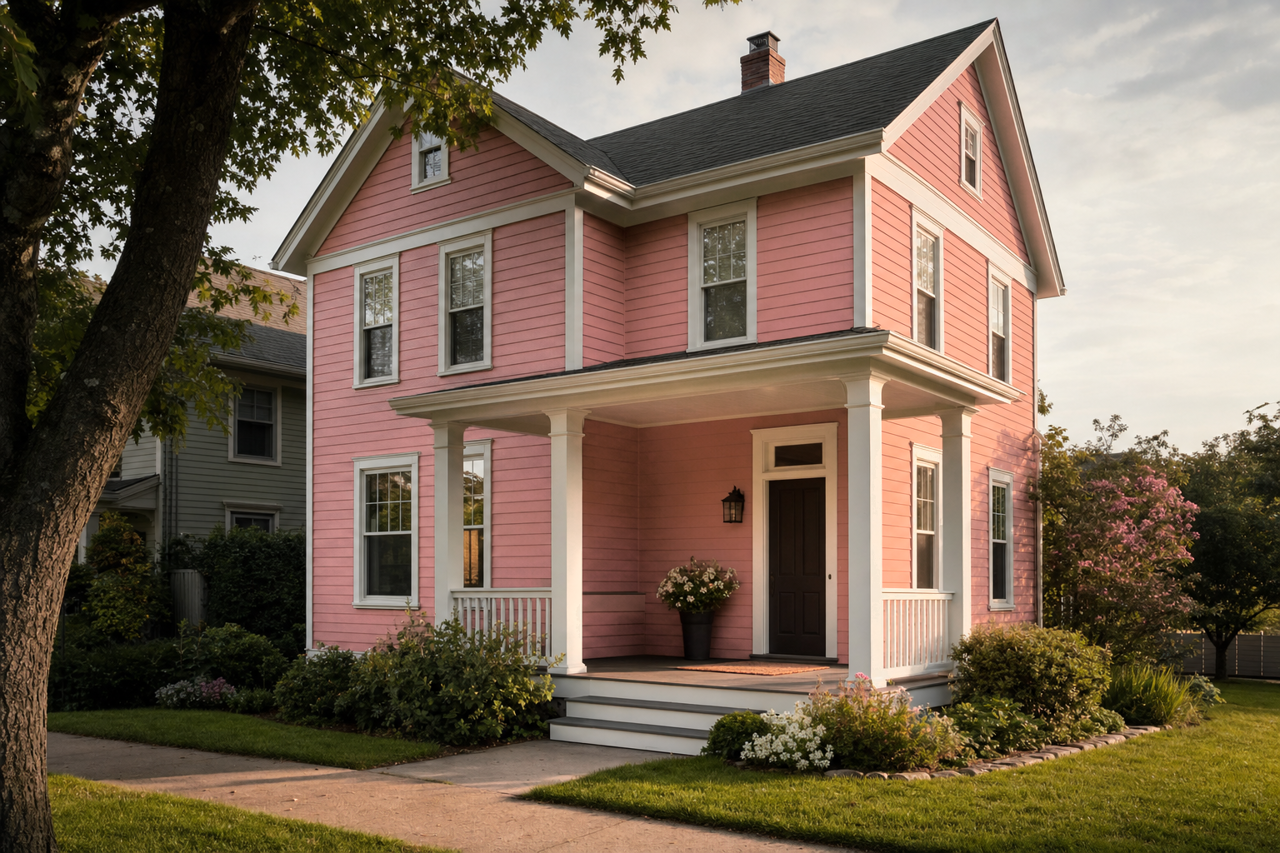 Dusty by Benjamin Moore on exterior