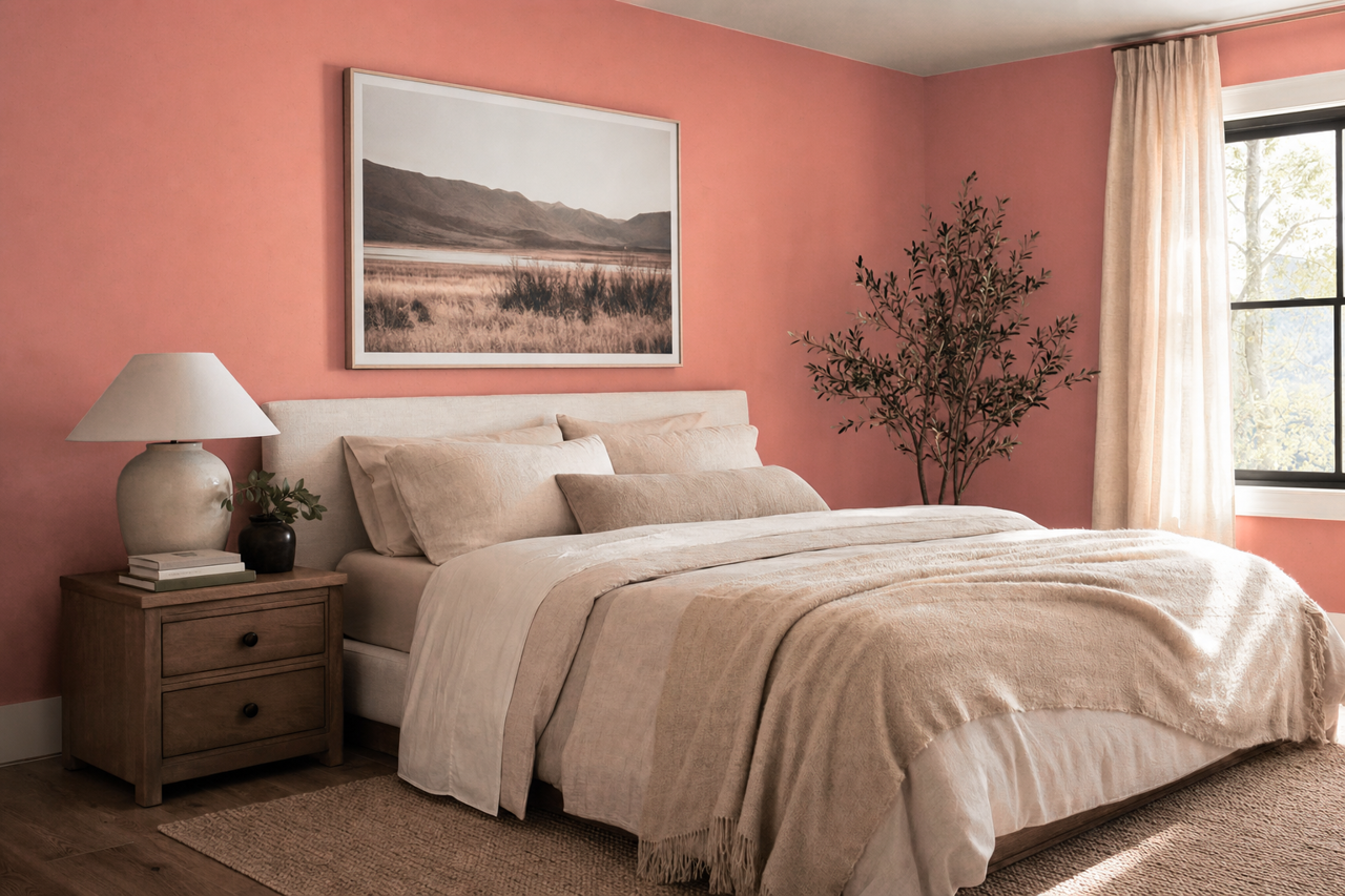 Dusty by Benjamin Moore on interiors