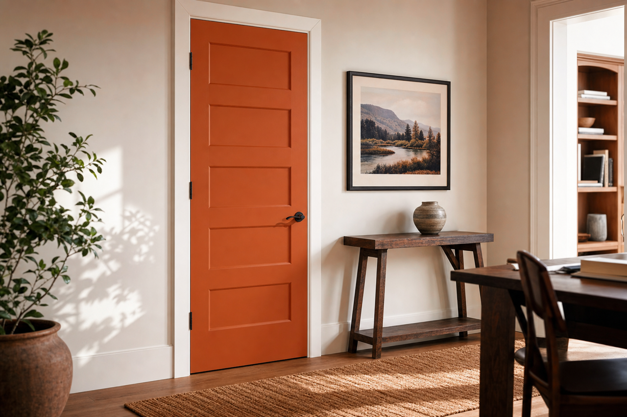 Pilgrimage by Benjamin Moore on interior-doors