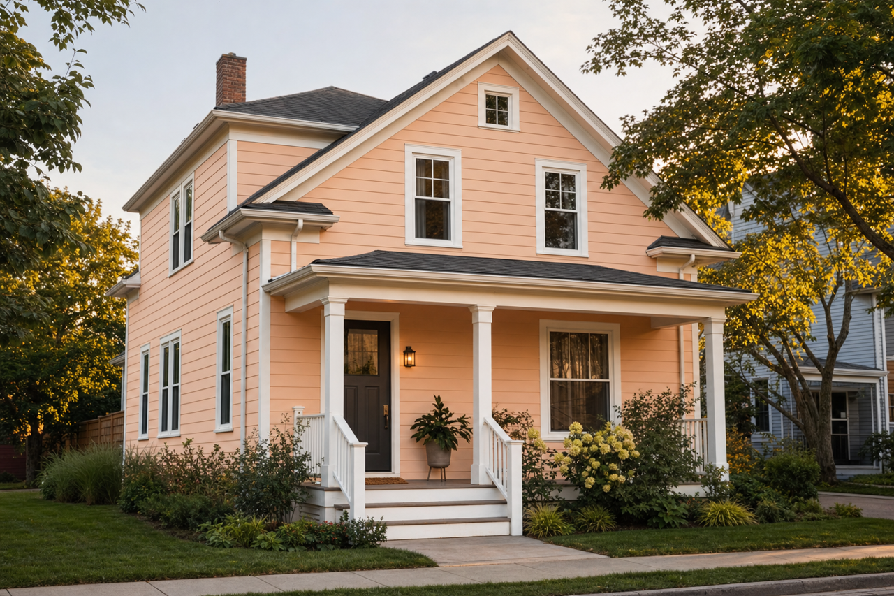 Light by Benjamin Moore on exterior