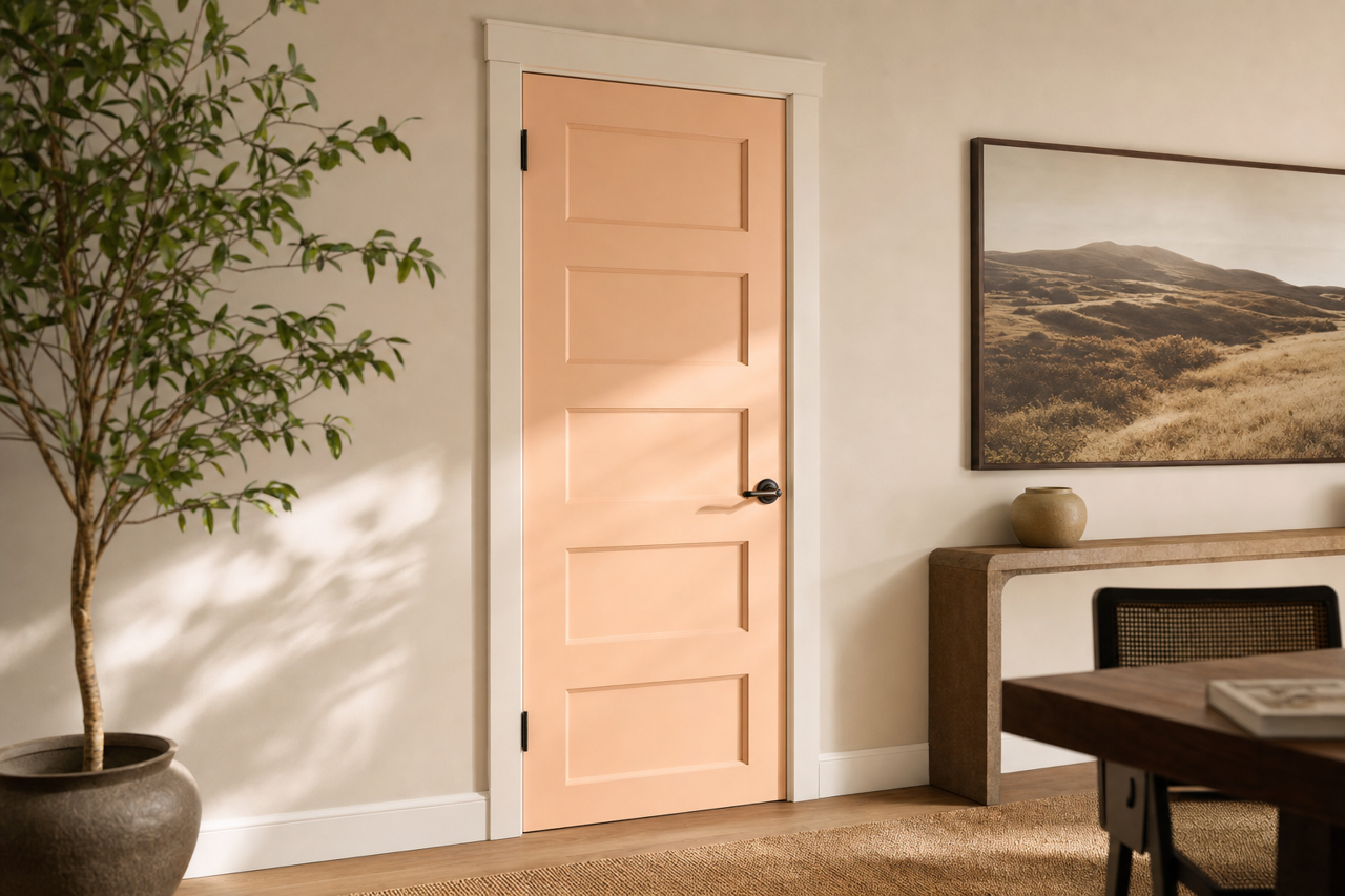 Light by Benjamin Moore on interior-doors