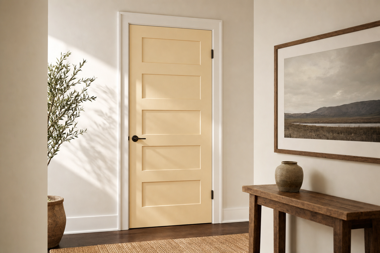 Beach by Benjamin Moore on interior-doors