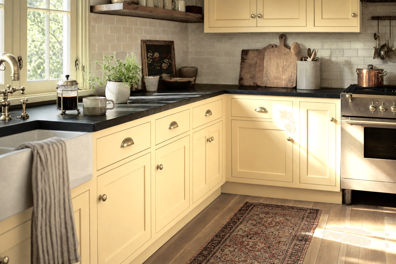 Coronado by Benjamin Moore on cabinets