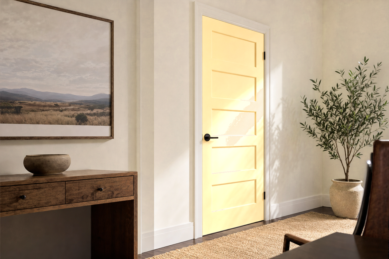 Coronado by Benjamin Moore on interior-doors