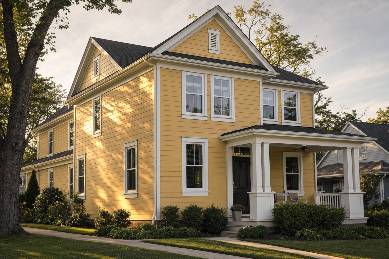 El by Benjamin Moore on exterior