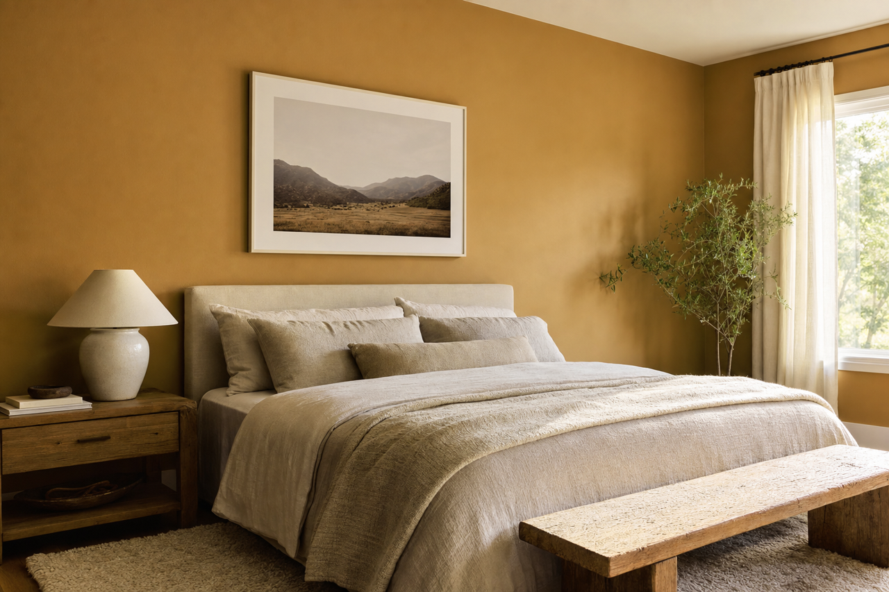 Grecian by Benjamin Moore on interiors