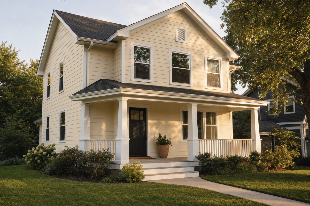 Chatsworth by Benjamin Moore on exterior