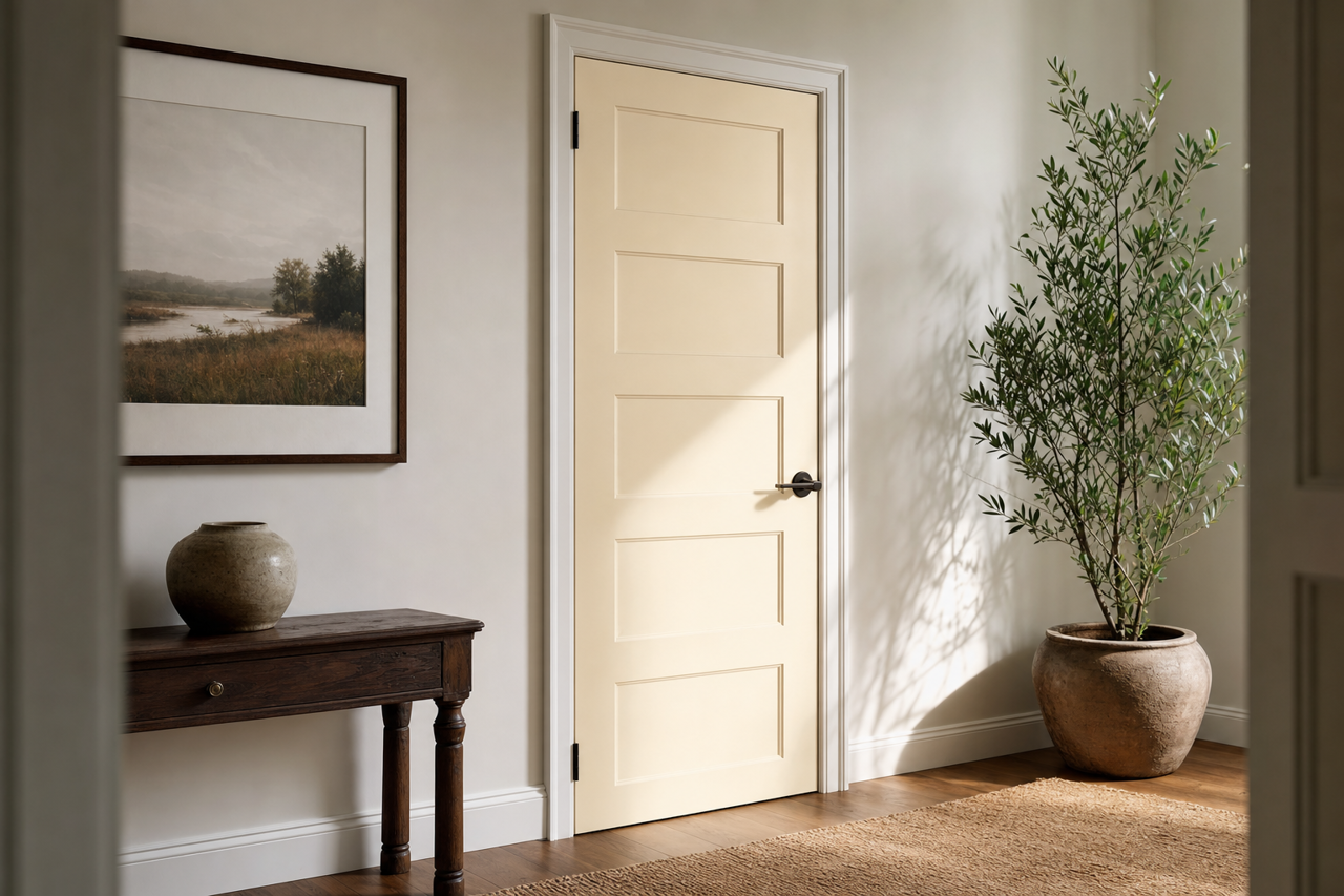 Chatsworth by Benjamin Moore on interior-doors