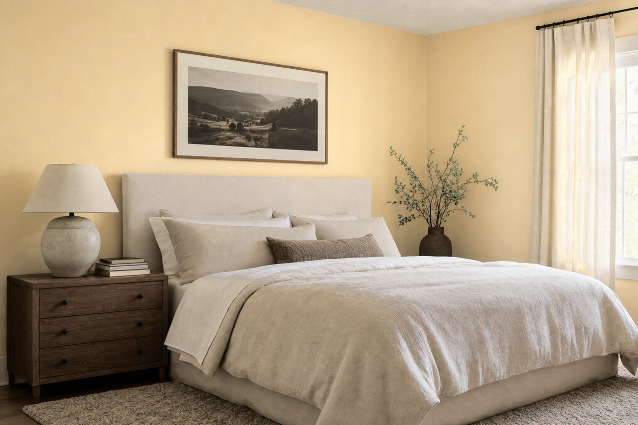 Twisted by Benjamin Moore on interiors