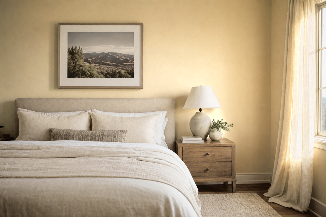 Marble Canyon by Benjamin Moore on interiors