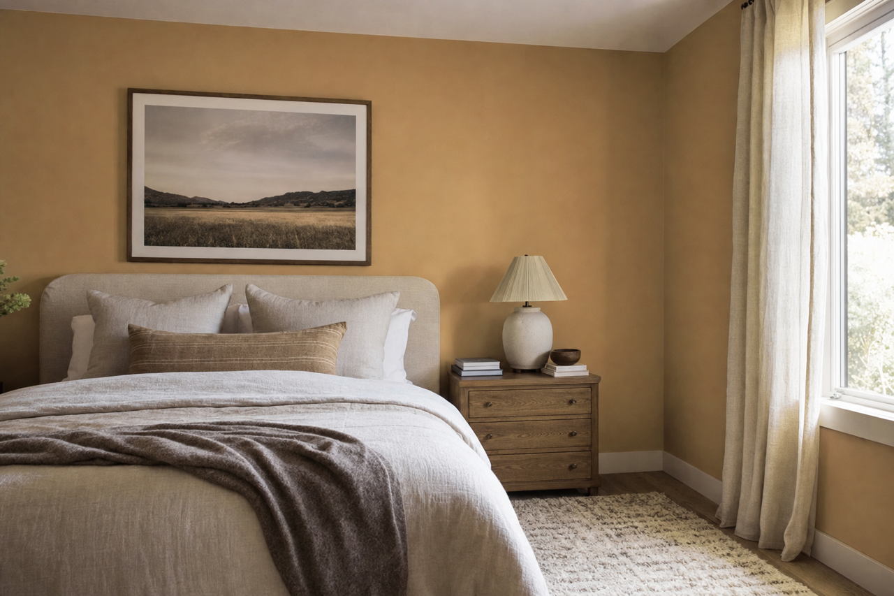 Pirate's Chest by Benjamin Moore on interiors