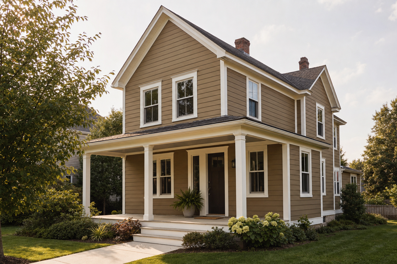 Aged by Benjamin Moore on exterior