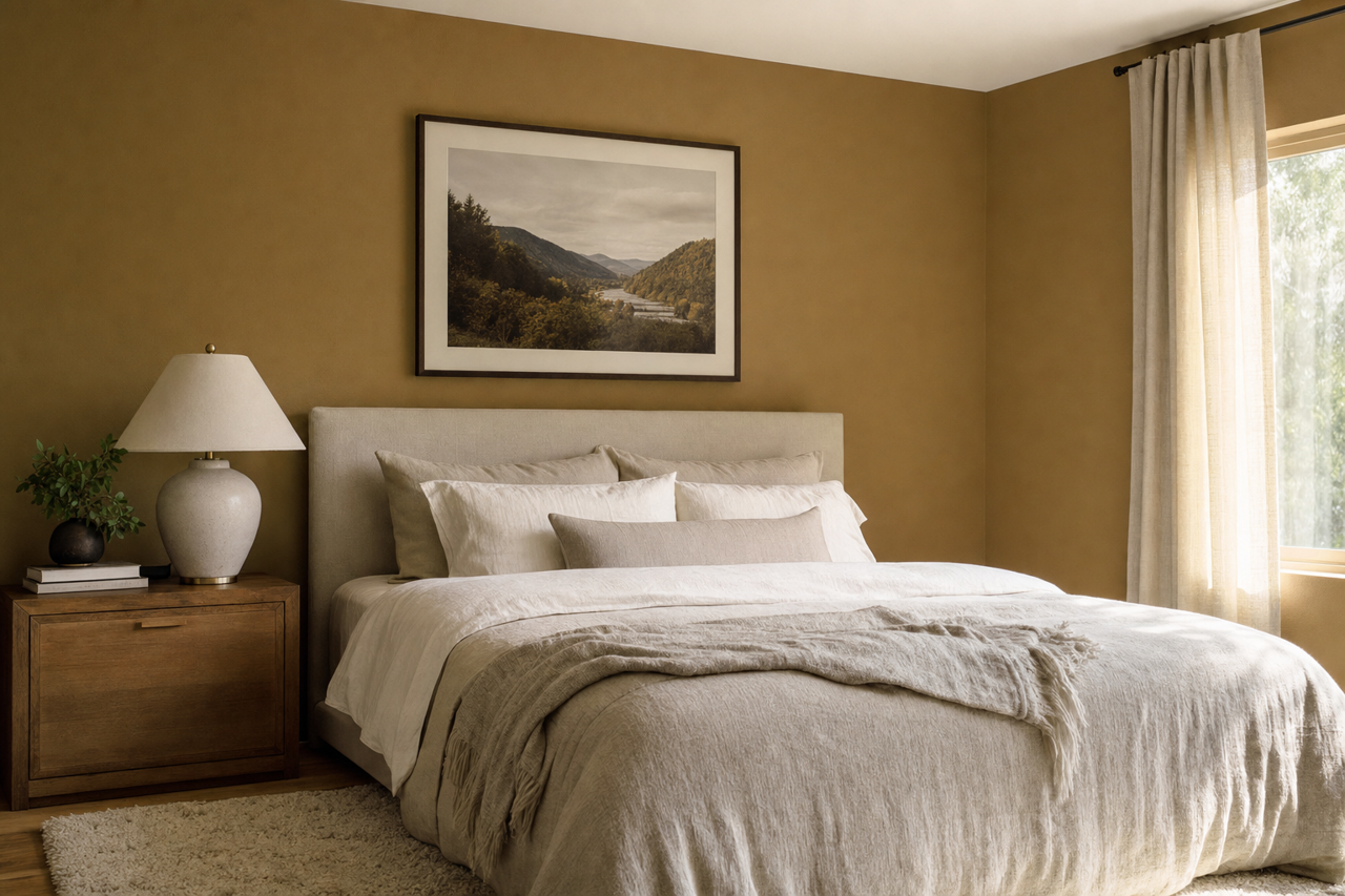 Aged by Benjamin Moore on interiors