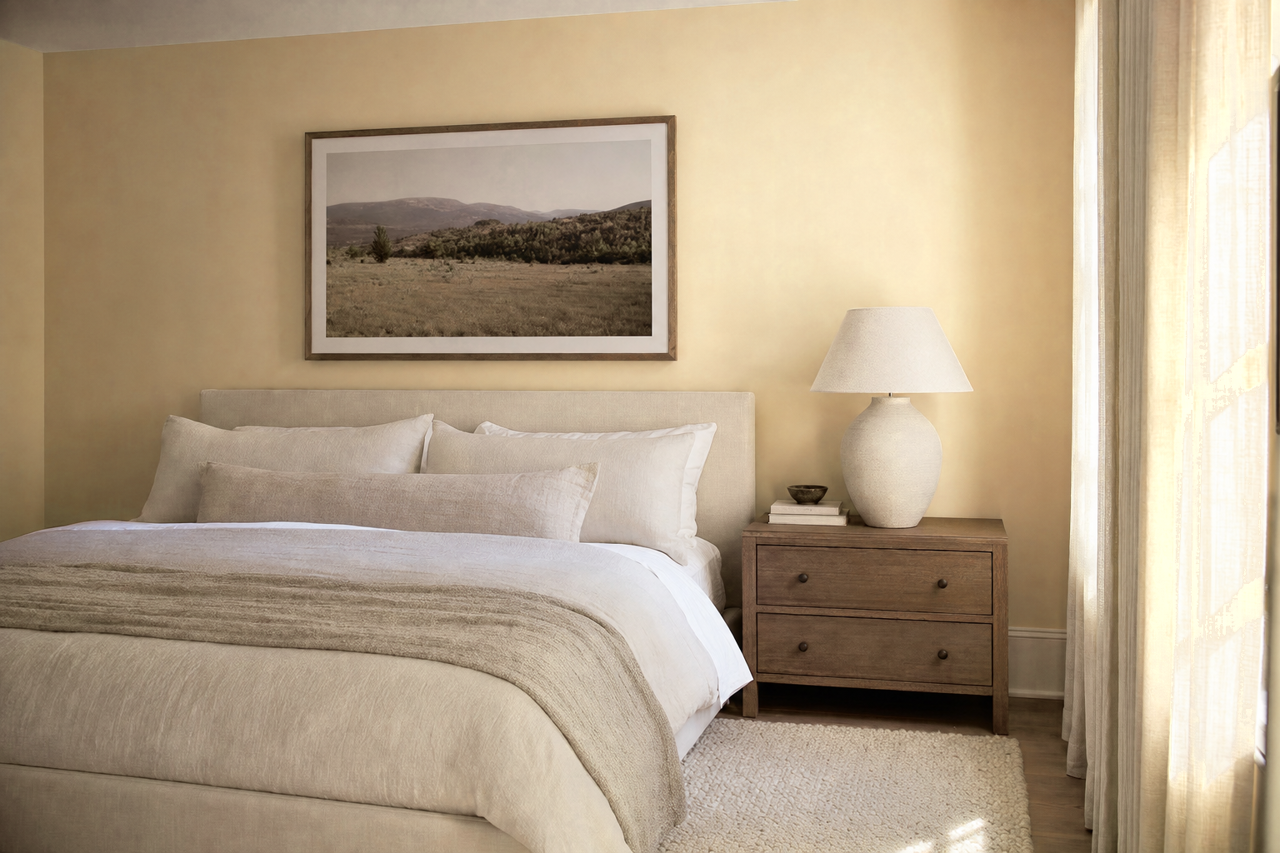 Crisp Chaki by Benjamin Moore on interiors