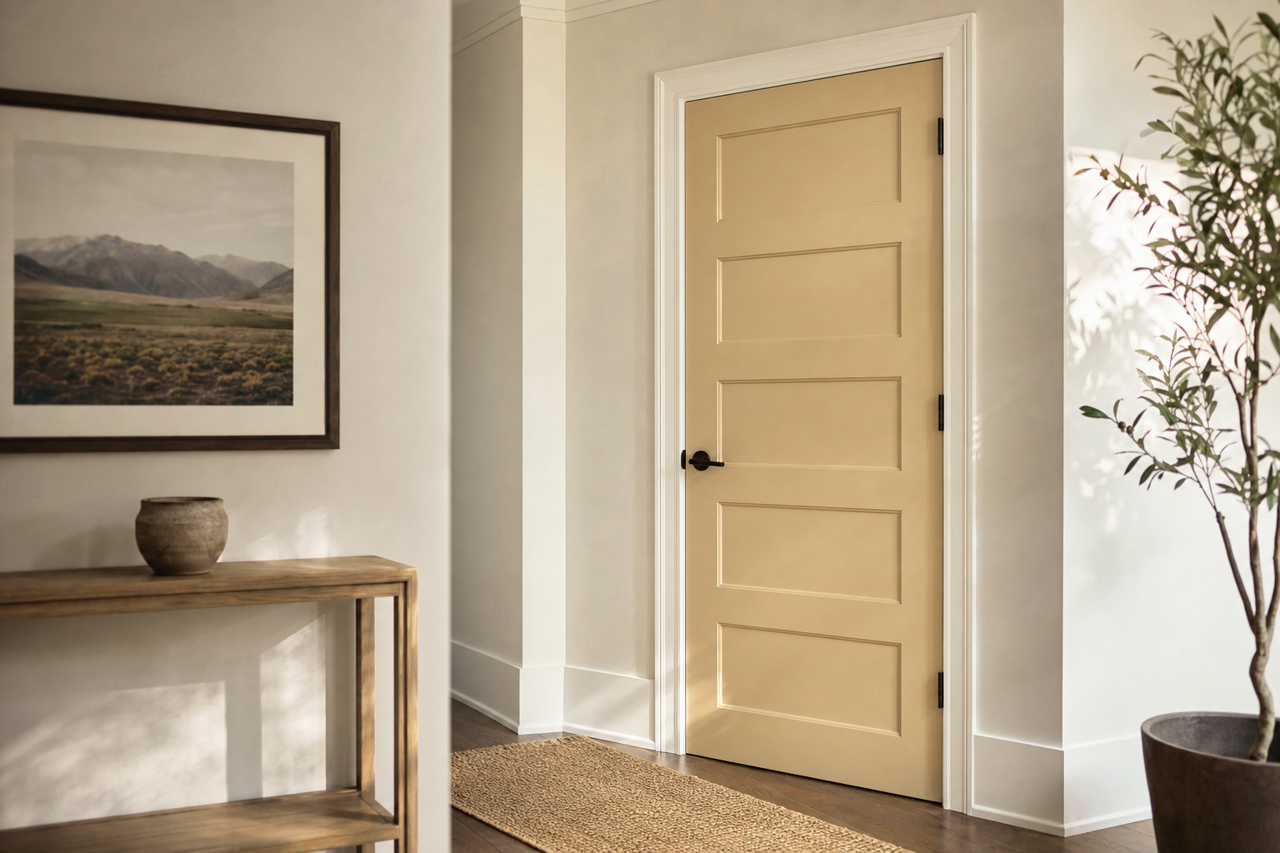Oak Ridge by Benjamin Moore on interior-doors