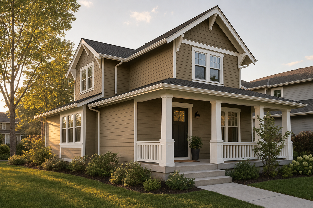 Silken by Benjamin Moore on exterior