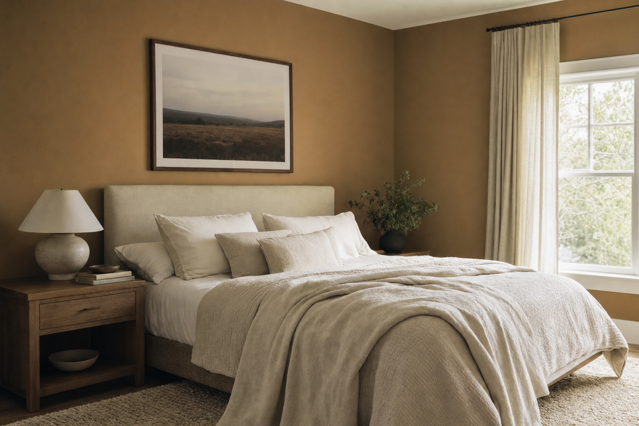 Silken by Benjamin Moore on interiors