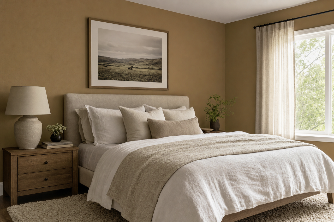 Urban Legend by Benjamin Moore on interiors