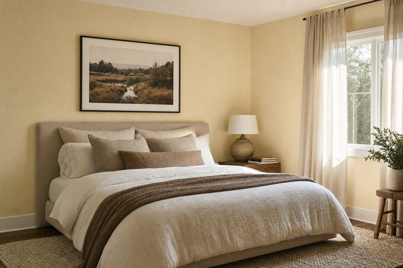 Ivory by Benjamin Moore on interiors