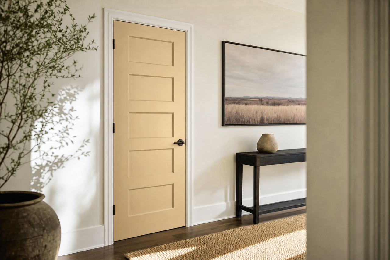Baffin Island by Benjamin Moore on interior-doors