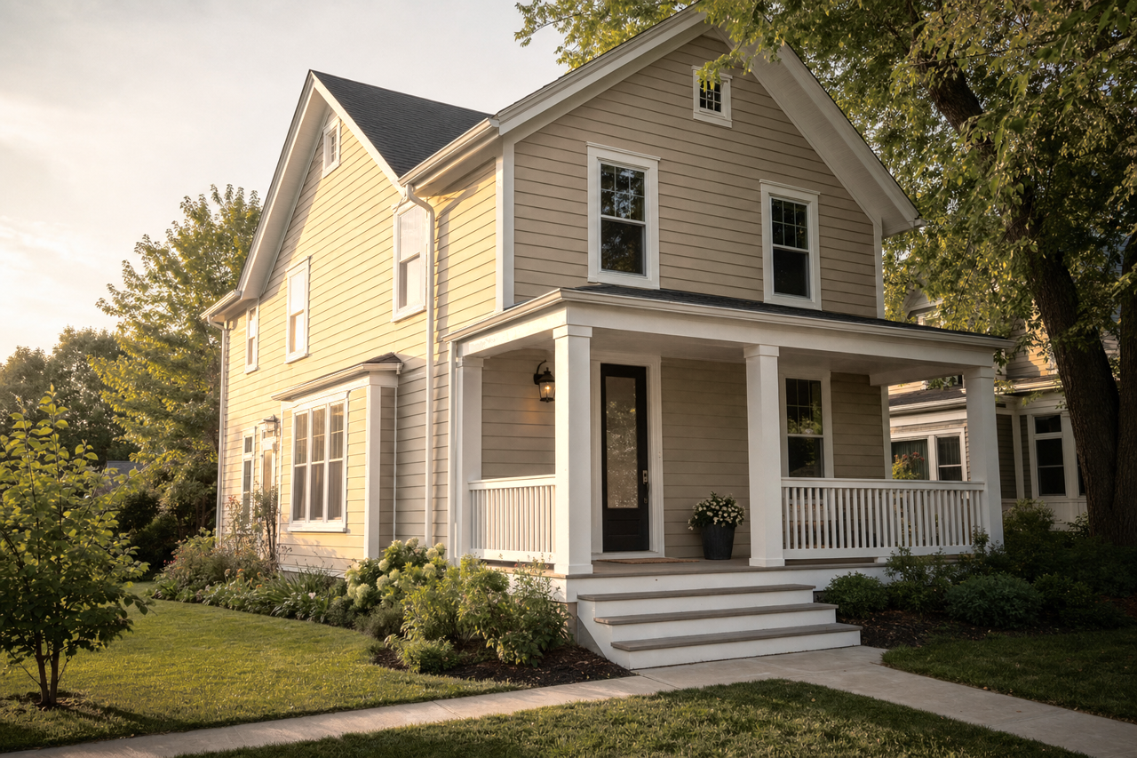 Strathmore by Benjamin Moore on exterior