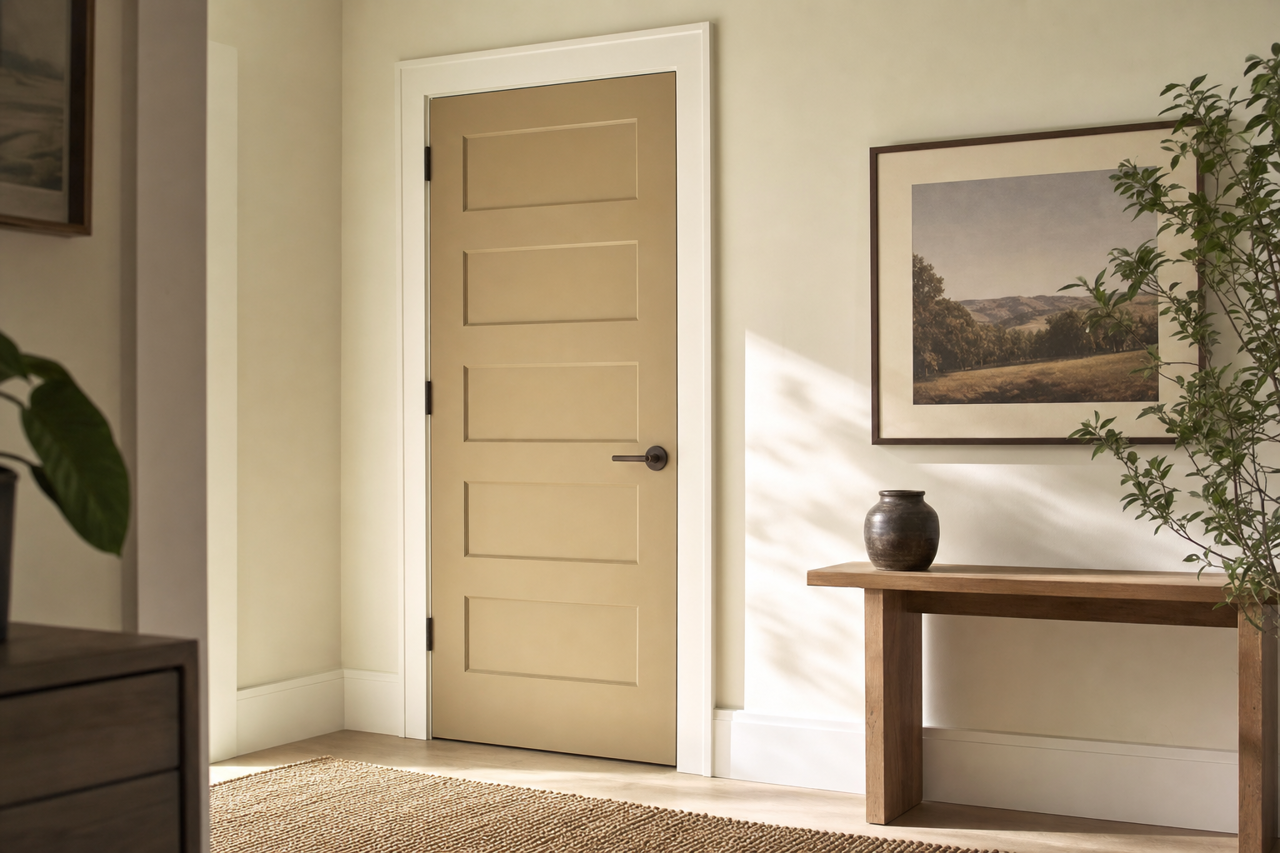 Strathmore by Benjamin Moore on interior-doors