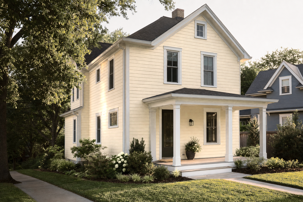 Consentino by Benjamin Moore on exterior