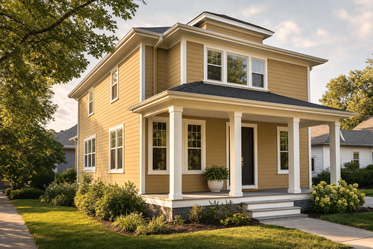 Seville by Benjamin Moore on exterior